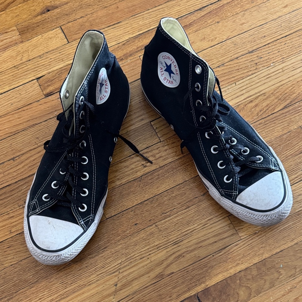 Converse Black Canvas High-Tops